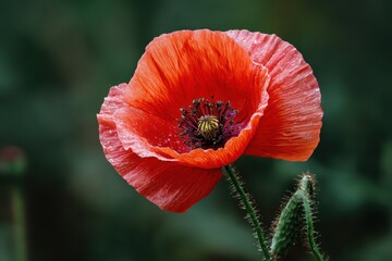 feral poppy bloom