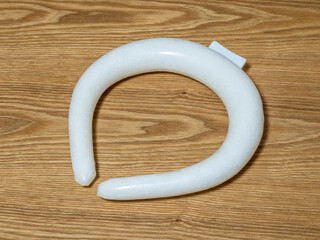 冷凍庫で冷やして首を冷やす熱中症対策グッズのクールネックリング。予備。ストック。