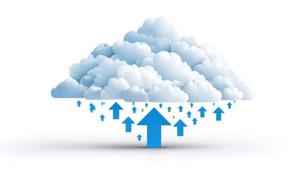 Cloud computing illustration