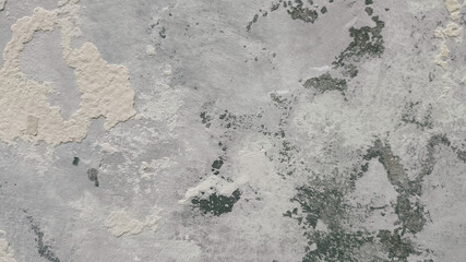 Old cement wall texture showcasing grunge stains and weathered surface. Perfect for vintage backgrounds, construction material visuals, urban decay design, or retro-themed design overlays.