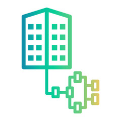 design Line Gradient Icon