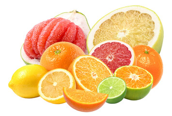 vibrant assortment of fresh and healthy citrus fruits