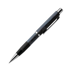 Elegant Grey and Black Pen on a white Background