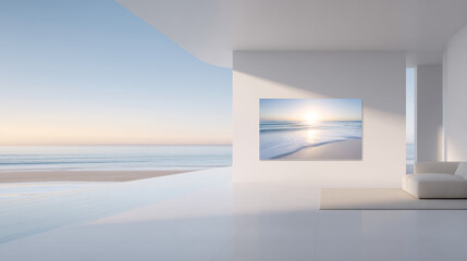 3d render of a modern building