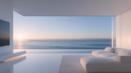 hotel room with a view of the sea