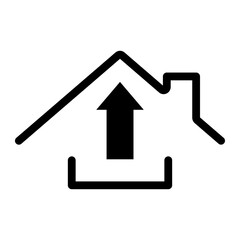 working at home Solid icon