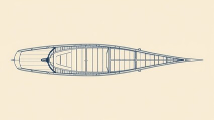 Realistic style boat illustration