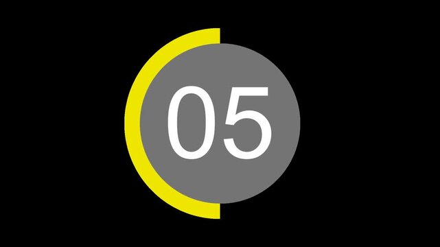 10秒カウントダウンタイマー。10 second countdown timer.