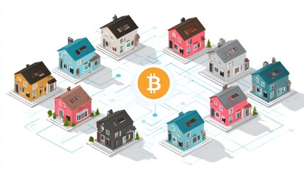 Cryptocurrency houses.  Network