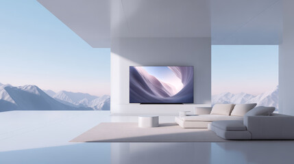 3d render of a modern building