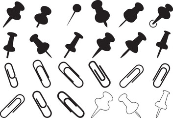 push pins, thumbtacks, paper clips, office supplies, stationery, fasteners, pins, clips, office equipment, desk supplies, drawing pins, tack, stationery items, office accessories, writing supplies, sc