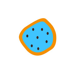 Cute pastel vector with tiny playful happy elements.