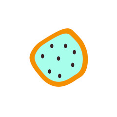 Cute pastel vector with tiny playful happy elements.