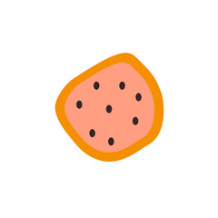 Cute pastel vector with tiny playful happy elements.