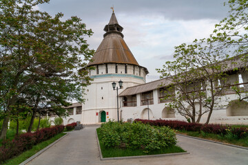 Krasnye Vorota (Red gate) Tower on the territory of the Astrakhan Kremlin Historical and...