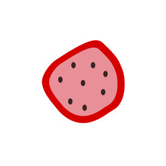 vector illustration of a food