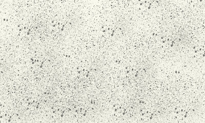 Obraz premium A textured, speckled pattern with a light, off-white background and dark, irregular dots.