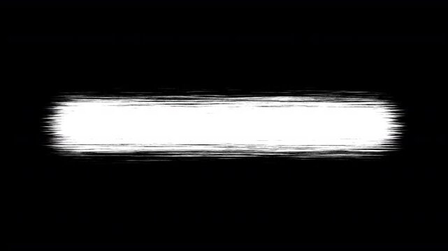 White Brush Stroke Texture Line Seamless Loop With Transparent Alpha Channel Background