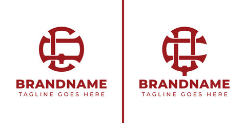 Letters CQ and QC Monogram Logo, suitable for business with QC or CQ initials