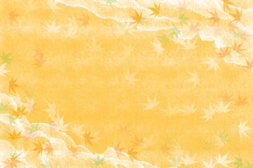 秋色の和風背景