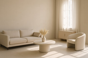 modern living room with sofa