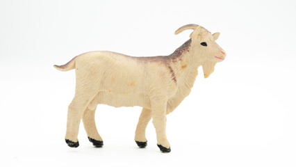 jungle animals toy isolated on white background