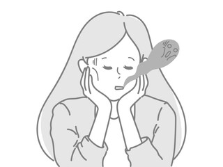 女性　イラスト