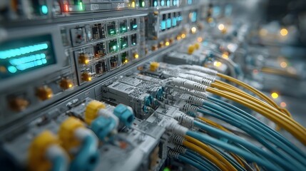 network hub and patch cables