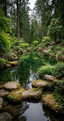 Fototapeta premium Stillness in Green