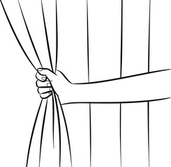 Hand holding a bundle of arrows tied together with a string
