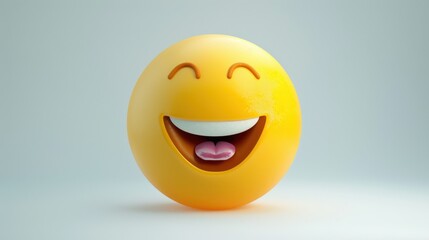 Fototapeta premium Cute Cartoon Memes & Emoticons: Spreading Happiness, Joy and Positive Energy for Social Media Communication