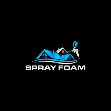spray foam logo design