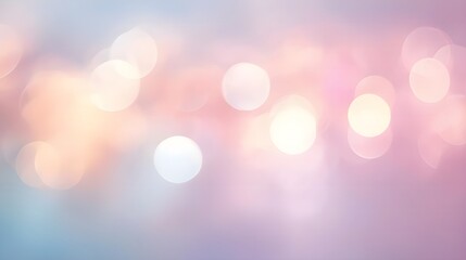 Soft Lights: A dreamlike, abstract image featuring soft bokeh lights, creating a serene and elegant ambiance, perfect for backgrounds and designs.