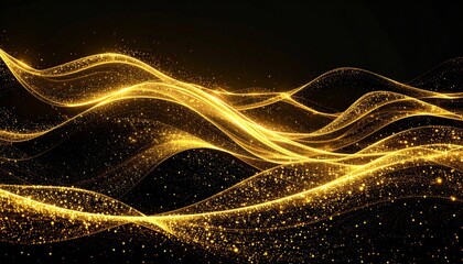 An energy of fractal realms abstraction of a futuristic blue light wave pattern with a glowing flow effect and motion curve