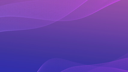 Purple wave abstract background with gradient
