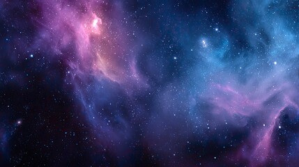 Naklejka premium The cosmic backdrop of nebulae and stars creates an otherworldly atmosphere for product displays, offering space-themed visuals that are perfect for tech gadgets or futuristic designs.