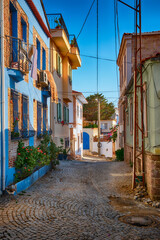 Colorful streets in Ayvalik