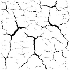 Cracked earth texture adds dramatic visual impact to any design project