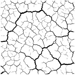 Dry Cracked Earth Texture Background for Dramatic Visuals