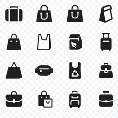 Every Type Bags Icon Set Collection