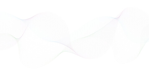 Abstract Background Illustration of Flowing Lines. 