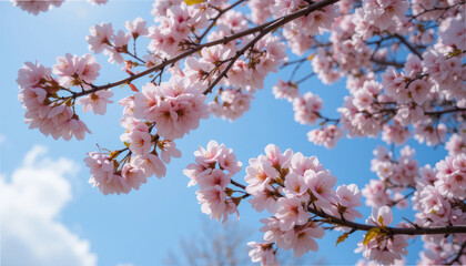 Pink cherry blossom