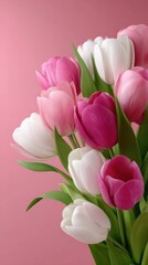 Obraz premium A Bouquet of Spring Tulips