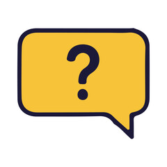question mark vector illustration design