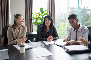 Business people signing contract making deal with real estate agent Concept for consultant home insurance Real estate investment Property insurance security. Real estate agent.