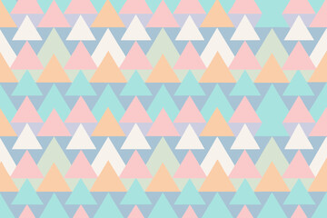Stunning pastel triangle pattern for backgrounds, textiles, and designs with a modern geometric vibe