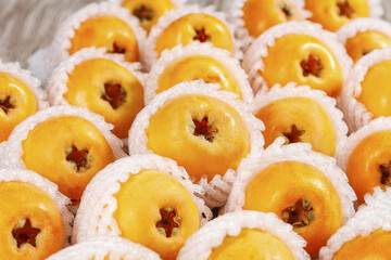 Premium Five-Star Alpine Loquat Fruits from Panzhihua in Protective Packaging
