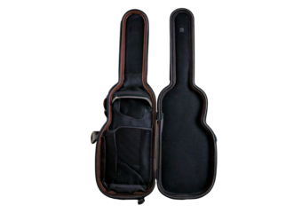 Guitar case isolated on transparent or white background