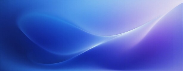 Abstract Gradient Waves in Blue and Purple