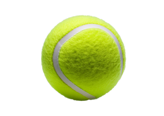 Tennis ball fall isolated on transparent or white background